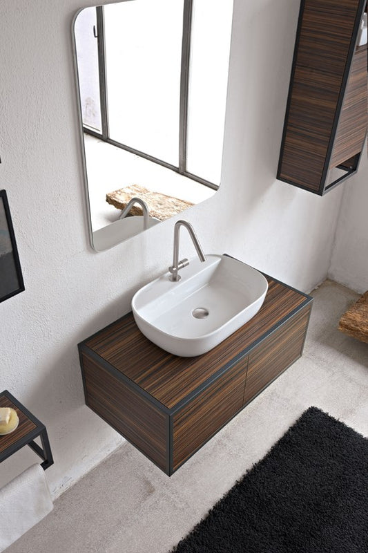 Lavabo da appoggio WHITE - 56 x 38 cm