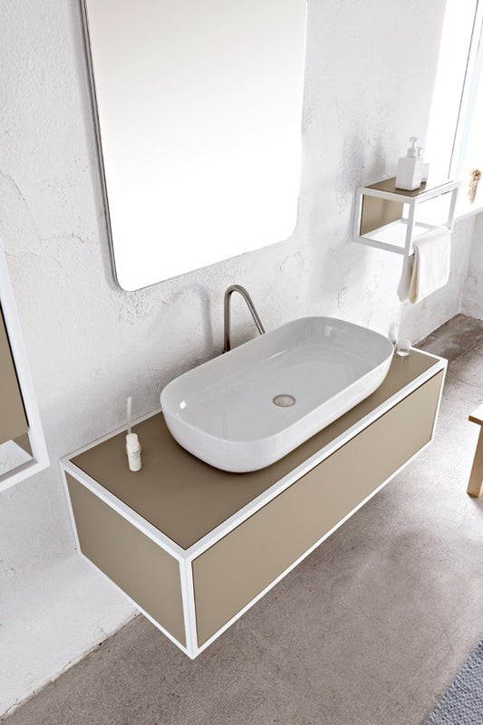 Lavabo da appoggio WHITE - 76 x 39 cm