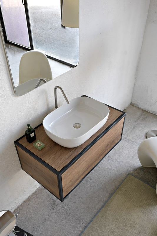 Lavabo da appoggio WHITE - 56 x 39 cm