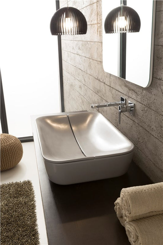 Lavabo da appoggio WHITE - 70 x 45 cm