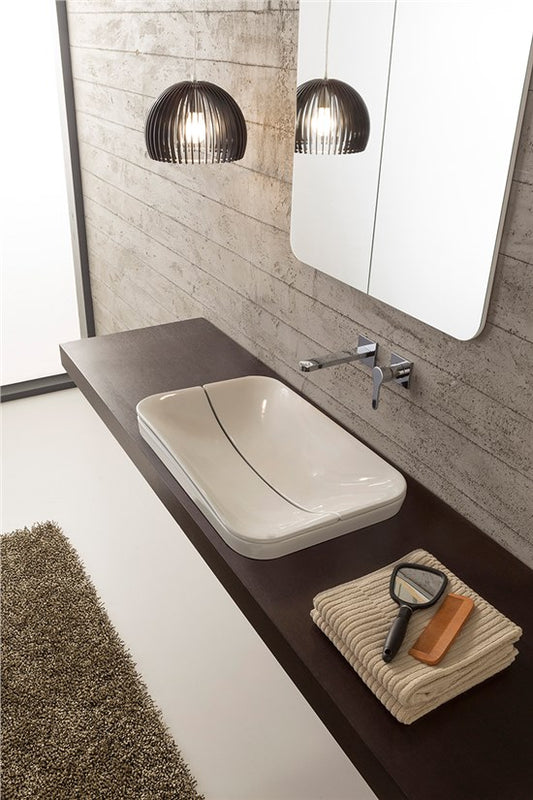 Lavabo da incasso WHITE - 70 x 45 cm