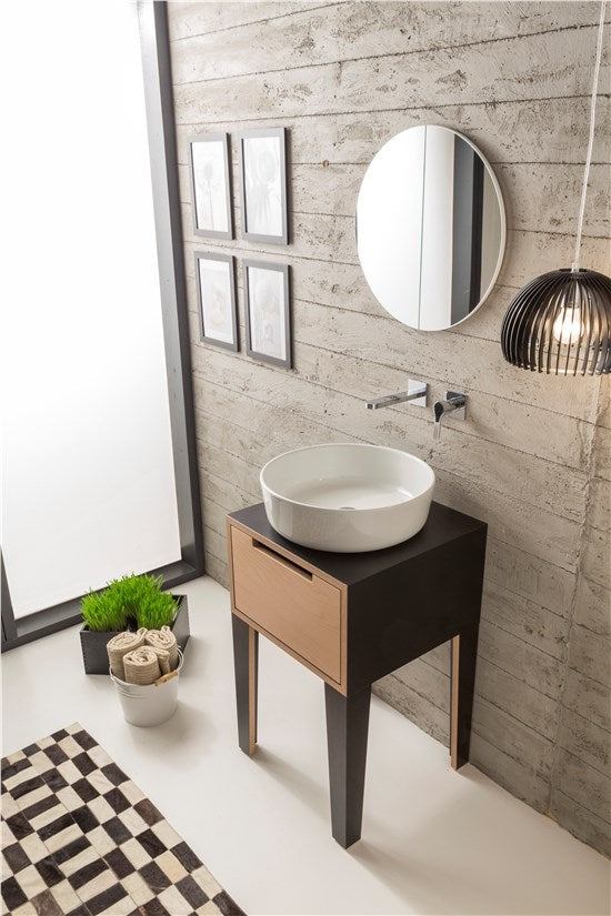 Lavabo da appoggio WHITE - ø45 cm