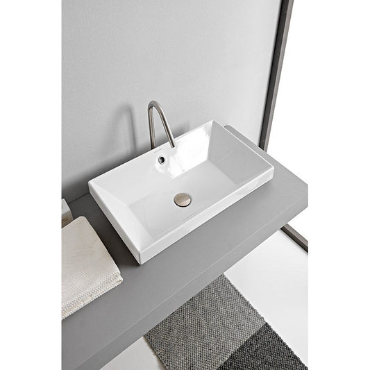 Lavabo incasso 80 x 36 Cm Teorema 2.0