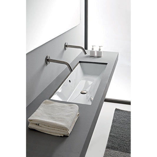 Lavabo sottopiano 80 x 36 Cm Teorema 2.0