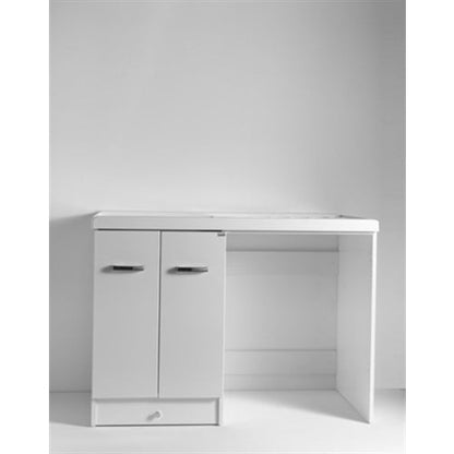 2 ante - inserimento lavatrice dx o sx - BIANCO OPACO