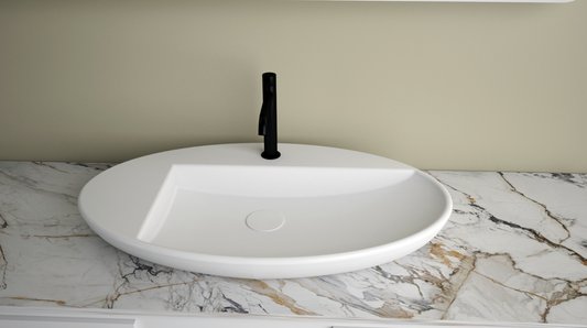 Lavabo CALLA 75X45 - BIANCO LUCIDO